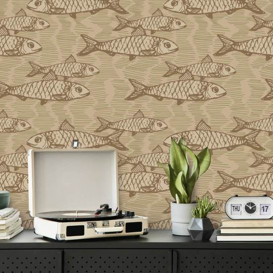 School of Fish Natural Animal Wallpaper