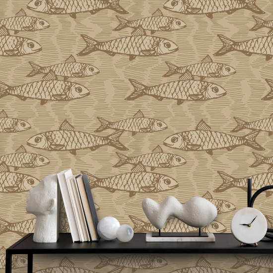 School of Fish Natural Animal Wallpaper