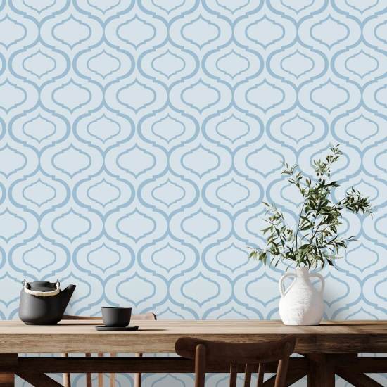 Simple Ogee Cool Pattern Wallpaper