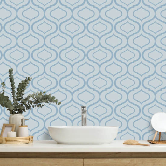 Simple Ogee Cool Pattern Wallpaper