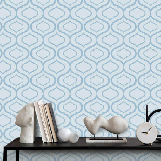Simple Ogee Cool Pattern Wallpaper