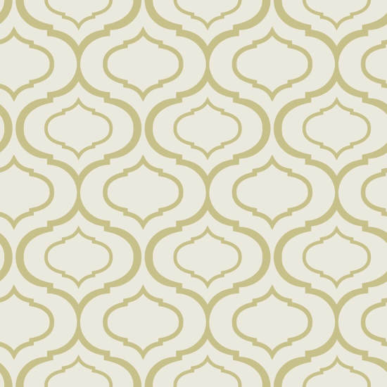 Simple Ogee Neutral Papel de parede retrô 