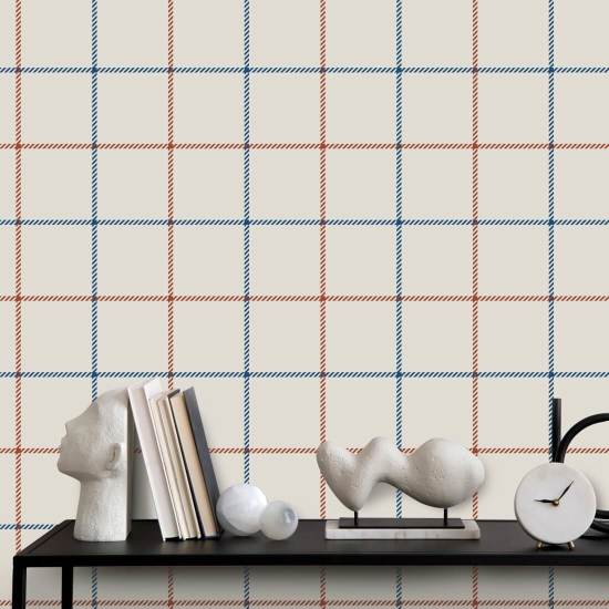Tattersall Simple I Papier peint Tartan