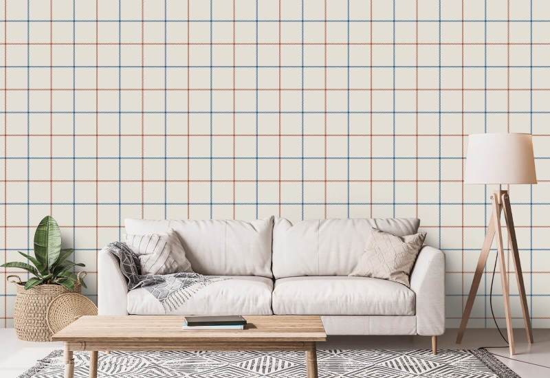 Tattersall Simple I Tartan Baggrund