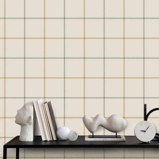 Tattersall Simple II Plaid Wallpaper