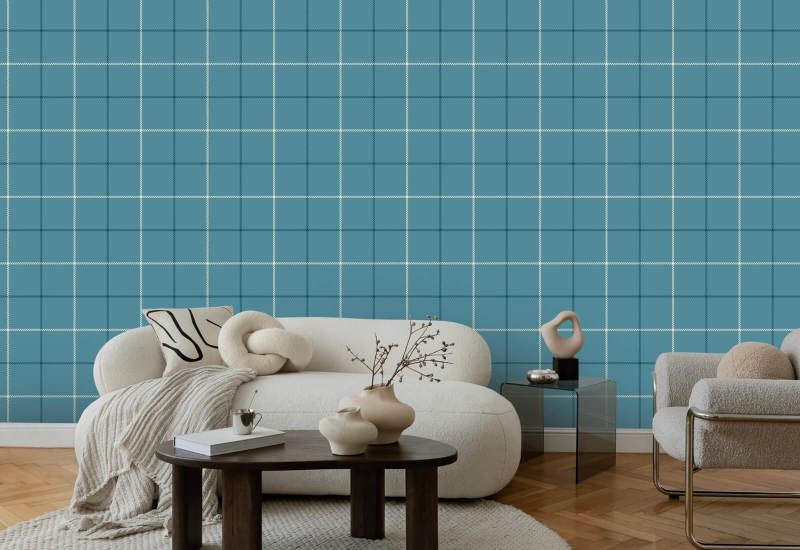 Tattersall Simple III Tartan Baggrund