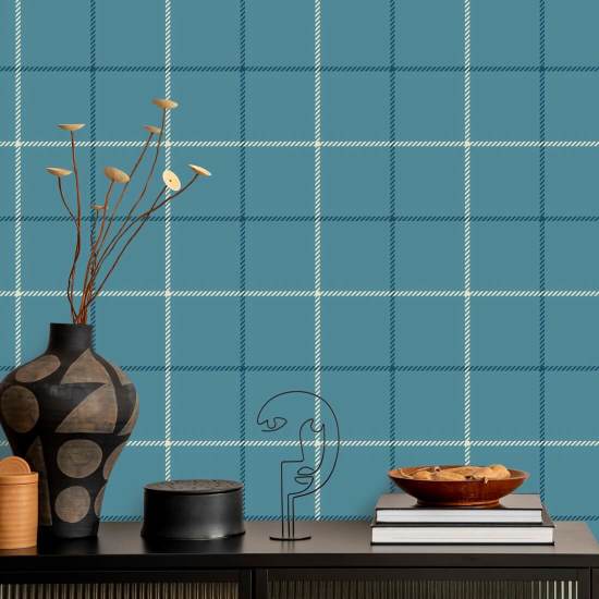 Tattersall Simple III Tartan behang