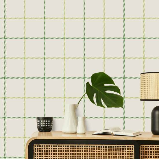 Tattersall Simple IV Plaid Wallpaper