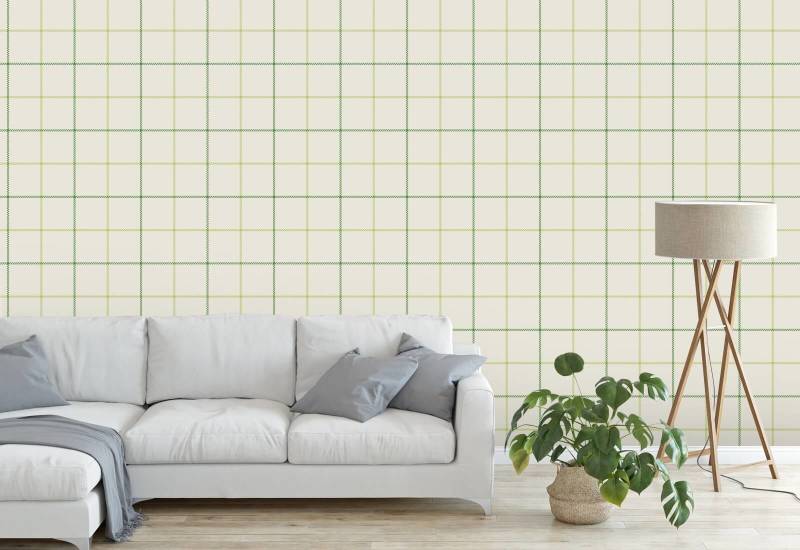 Tattersall Simple IV Plaid Wallpaper
