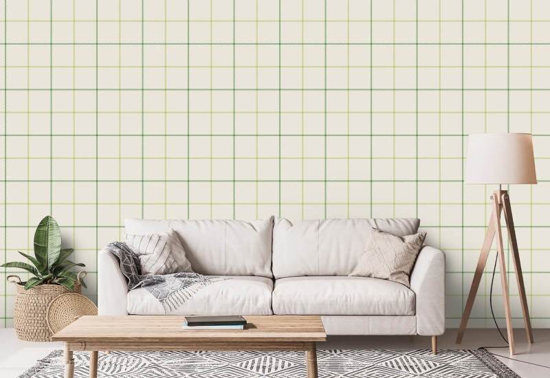 Tattersall Simple IV Papel pintado a cuadros
