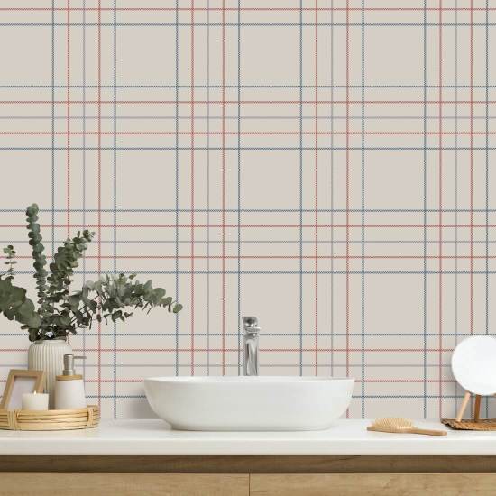 Tattersall Tartan II Tartan-Tapete