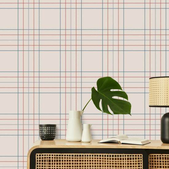 Tattersall Tartan I Papel de parede Tartan