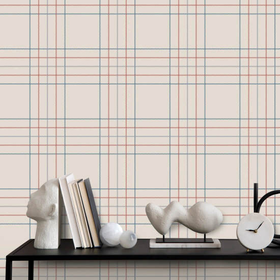 Tattersall Tartan I Papel de parede Tartan