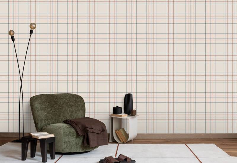 Tattersall Tartan II Tartan-Tapete