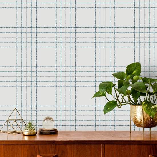 Tattersall Tartan II Papel de parede xadrez