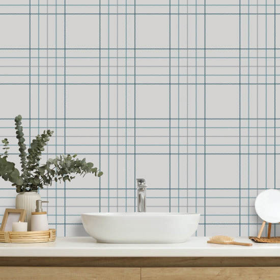 Tattersall Tartan II Papier peint à carreaux