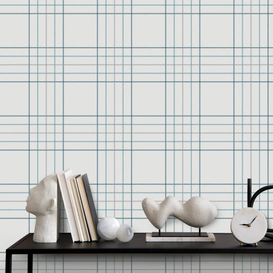 Tattersall Tartan II Geruit behang