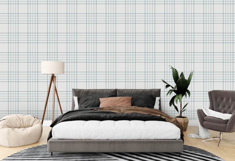 Tattersall Tartan II Papel de parede xadrez