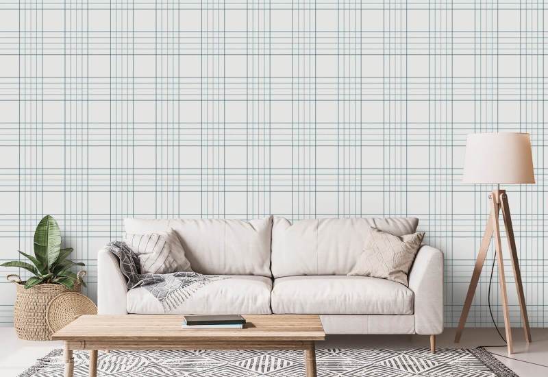 Tattersall Tartan II Papier peint à carreaux