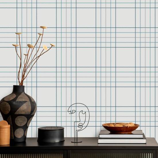 Tattersall Tartan II Geruit behang