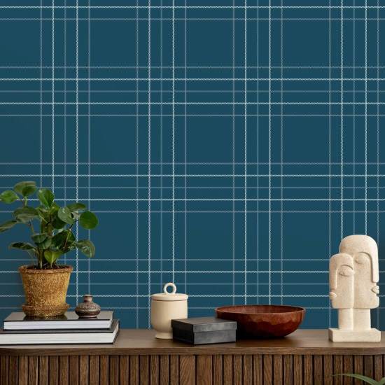 Tattersall Tartan III Papel de parede Tartan