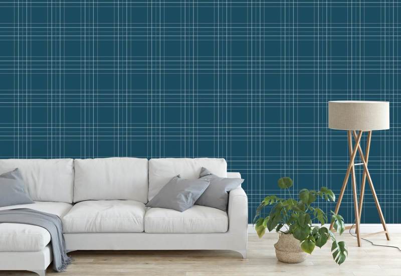 Tattersall Tartan III Tartan behang