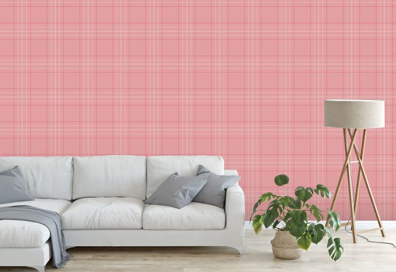 Tattersall Tartán V Fondo de pantalla rosa