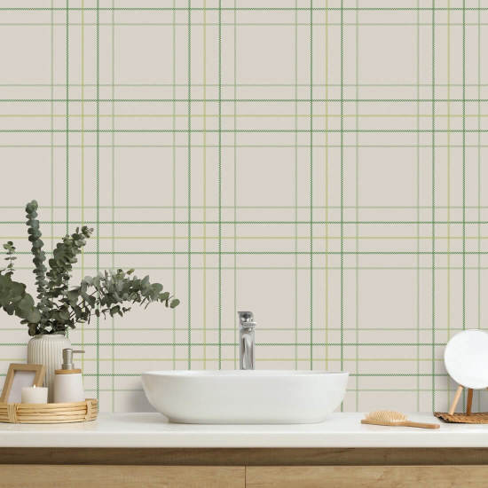 Tattersall Tartan VI Plaid Wallpaper