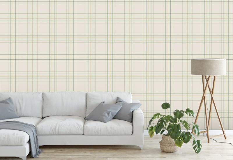 Tattersall Tartan VI Plaid Wallpaper