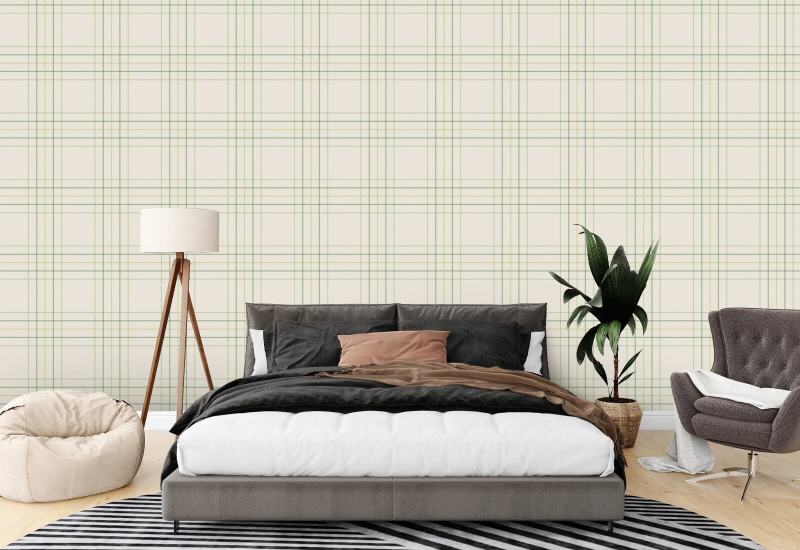 Tattersall Tartan VI Plaid Wallpaper