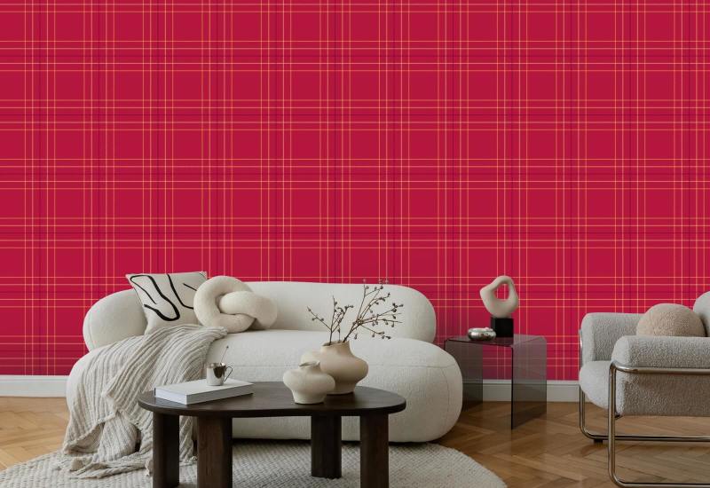 Tattersall Tartan VIII Papier peint à carreaux