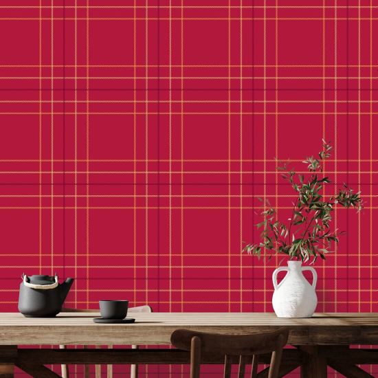 Tattersall Tartan VIII Plaid Bakgrunn