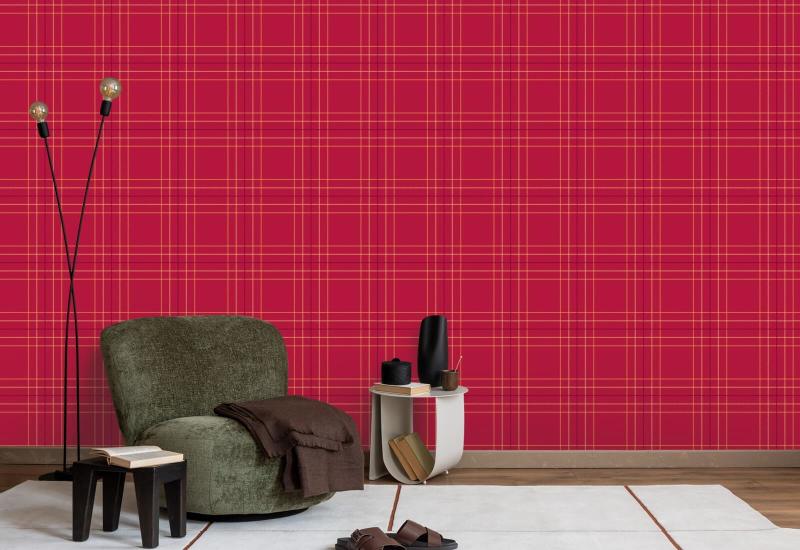 Tattersall Tartan VIII Plaid Baggrund