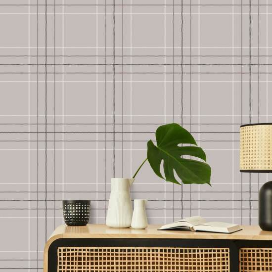 Tattersall Tartan X Papel de parede xadrez