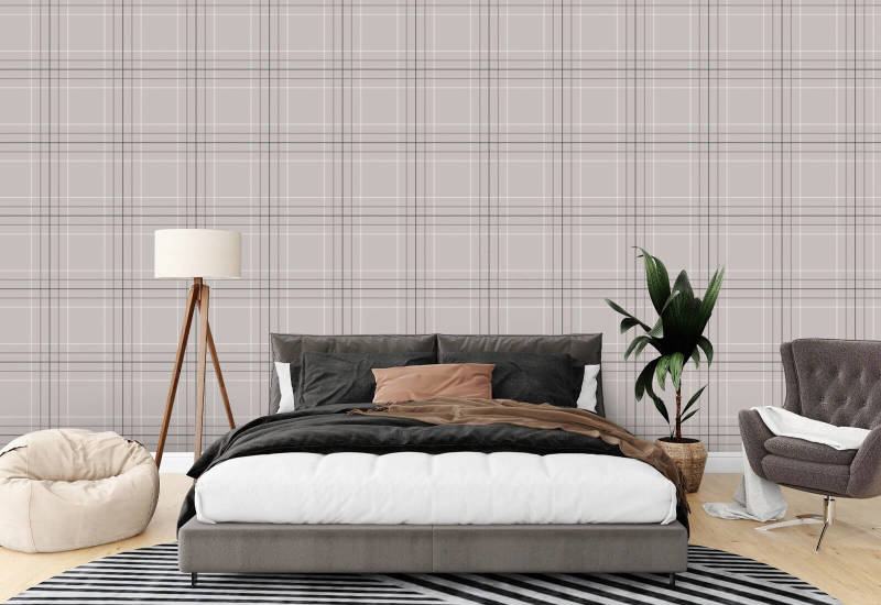 Tattersall Tartan X Geruit behang