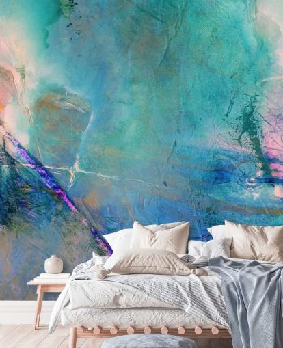 tilpassbart abstrakt veggmaleri kalt Flying Away Rose av Annette Schmucker tilpassbart abstrakt veggmaleri kalt Flying Away Rose av Annette Schmucker