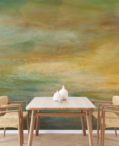 customisable abstract mural called Where Golden Light Wanders Panoramic from Annette Schmucker customisable abstract mural called Where Golden Light Wanders Panoramic from Annette Schmucker