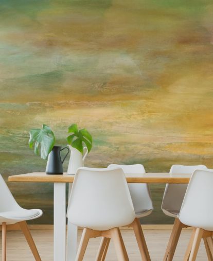 mural abstracto personalizable llamado Where Golden Light Wanders Panoramic de Annette Schmucker mural abstracto personalizable llamado Where Golden Light Wanders Panoramic de Annette Schmucker