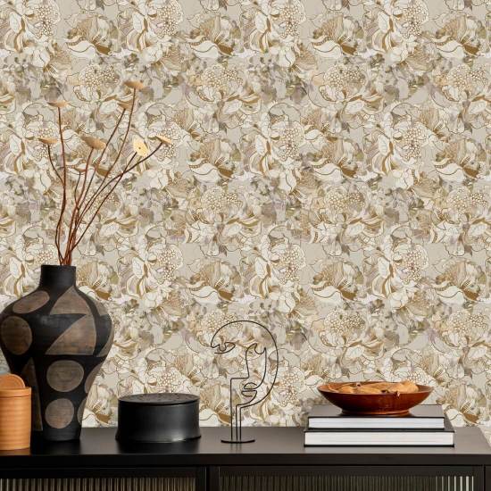 Pioni Blush Vintage kerma Abstrakti taustakuva