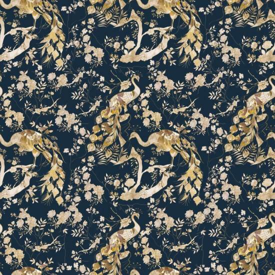 Vintage Påfugl Navy Påfugl Baggrund