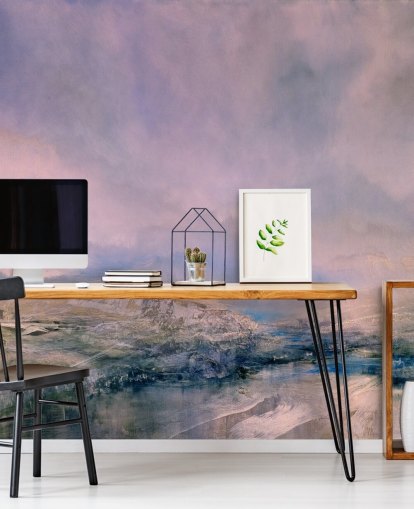 customisable pastel abstract mural called Iceland Early Sun by Annette Schmucker for bedrooms customisable pastel abstract mural called Iceland Early Sun by Annette Schmucker for bedrooms