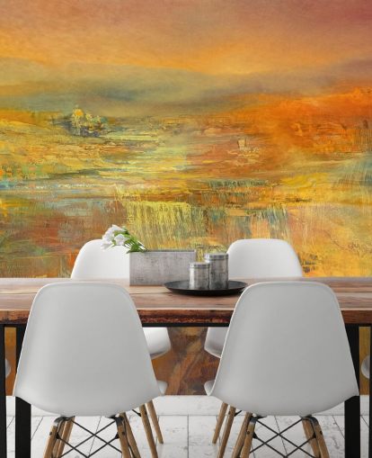 custom abstract mural called Never Ending Sunny Days Panorama by Annette Schmucker custom abstract mural called Never Ending Sunny Days Panorama by Annette Schmucker