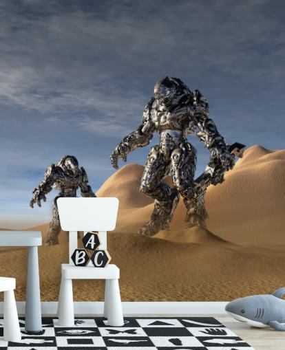 Gaming Soldier in Desert Wallpaper