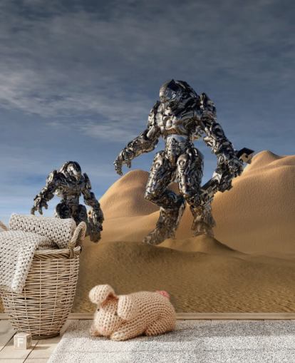 Spelsoldat i öknen Bakgrund Spelsoldat i öknen Bakgrund