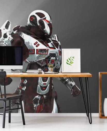 Papel Pintado Soldado Blanco y Rojo Papel Pintado Soldado Blanco y Rojo