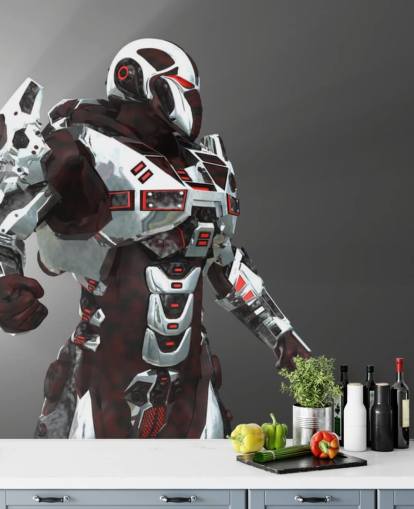 White and Red Soldier Wallpaper White and Red Soldier Wallpaper