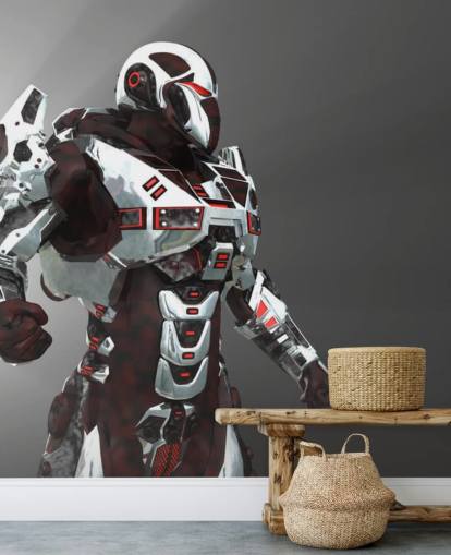 Papel Pintado Soldado Blanco y Rojo Papel Pintado Soldado Blanco y Rojo