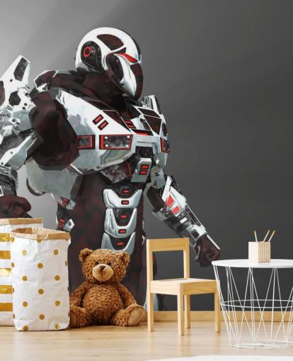 Weißer und roter Soldat Wallpaper