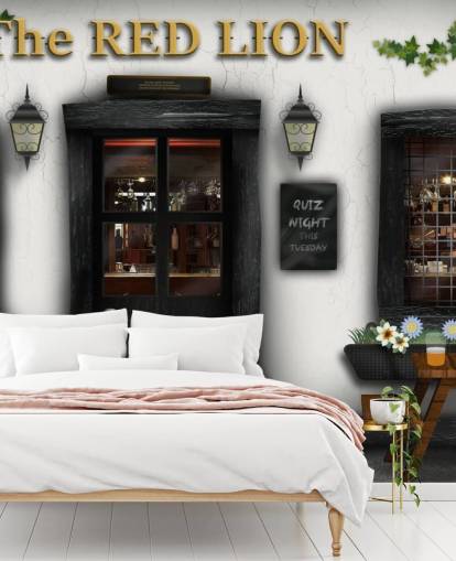 Landsby Pub Village Pub Wallpaper 