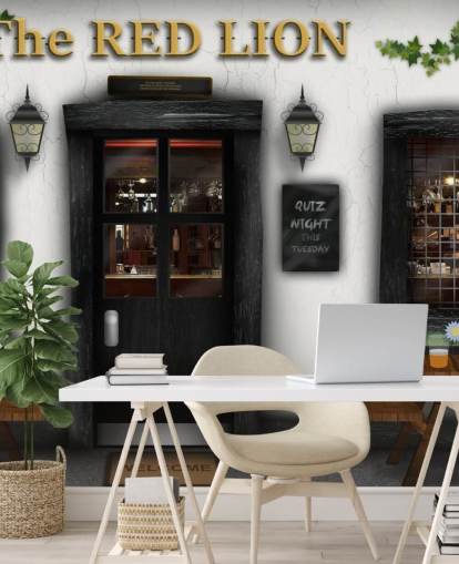 Pub du village Village Pub Wallpaper 